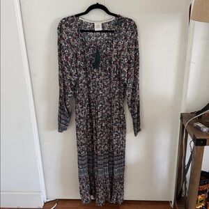 Knox Rose Floral Long Sleeve Dress - Multicolor